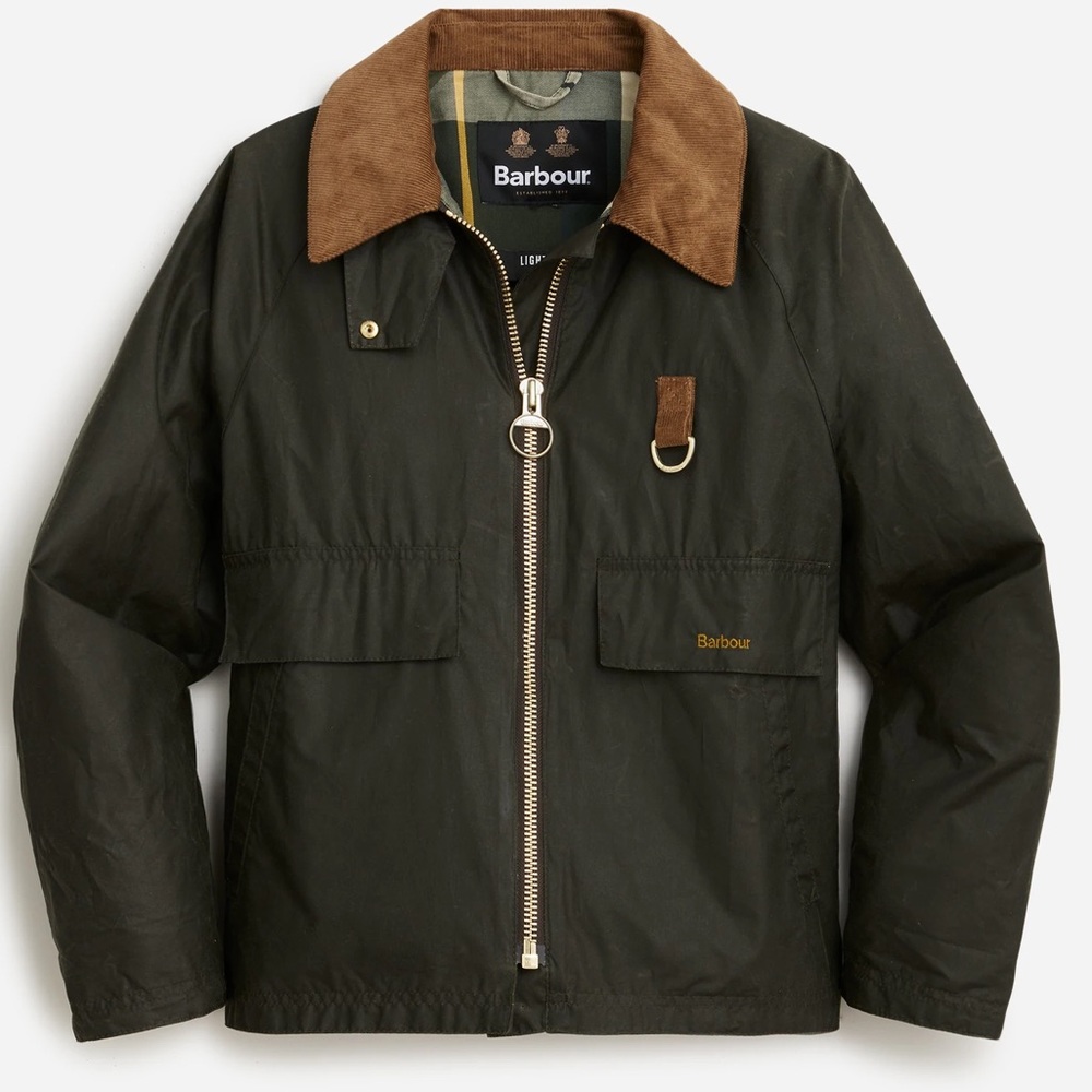JCrew x Barbour Eddelston Wax Jacket